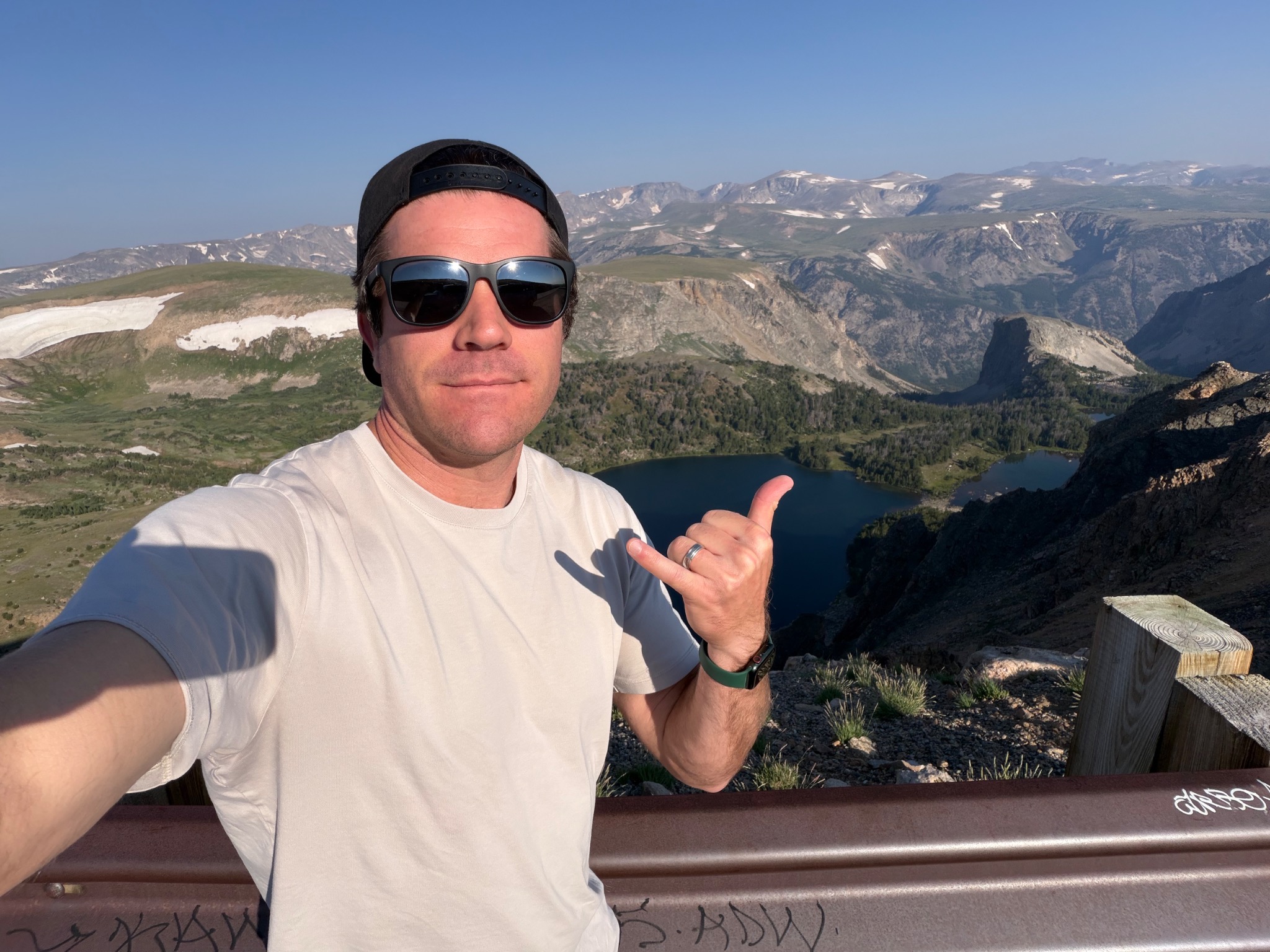 Rob Riker in the mountains